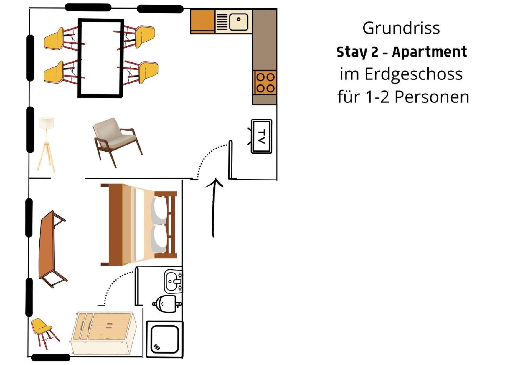 Stay: zentrales Schwarzwald Apartment für 1-2 mit Küche und Freisitz Nagold Zimmer foto